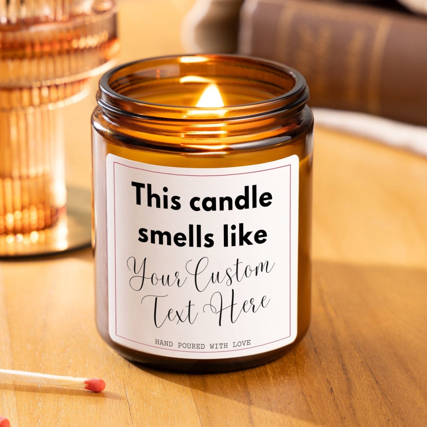 This candle smells like...you're getting married, Taylor Swift, Harry Styles or Jacob Elordi from Saltburn - ANY CELEBRITY OR MESSAGE YOU WISH! Soy Wax Scented Candle