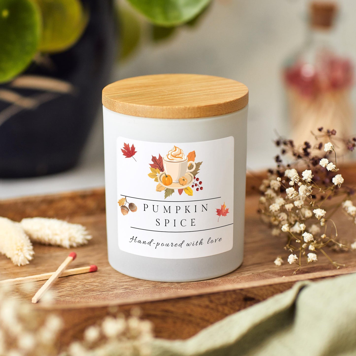 Pumpkin Spice Soy Wax Candle, Autumn Candle gift for friend, Cosy Autumn Scented Candle, Cosy Fall Gift for Friend, Autumn Home Decor Birthday Gift Cute Halloween Candle, Gift for Mum, Autumn 2024, Autumn Gift for Wife, Autumn Vibes Home Decoration
