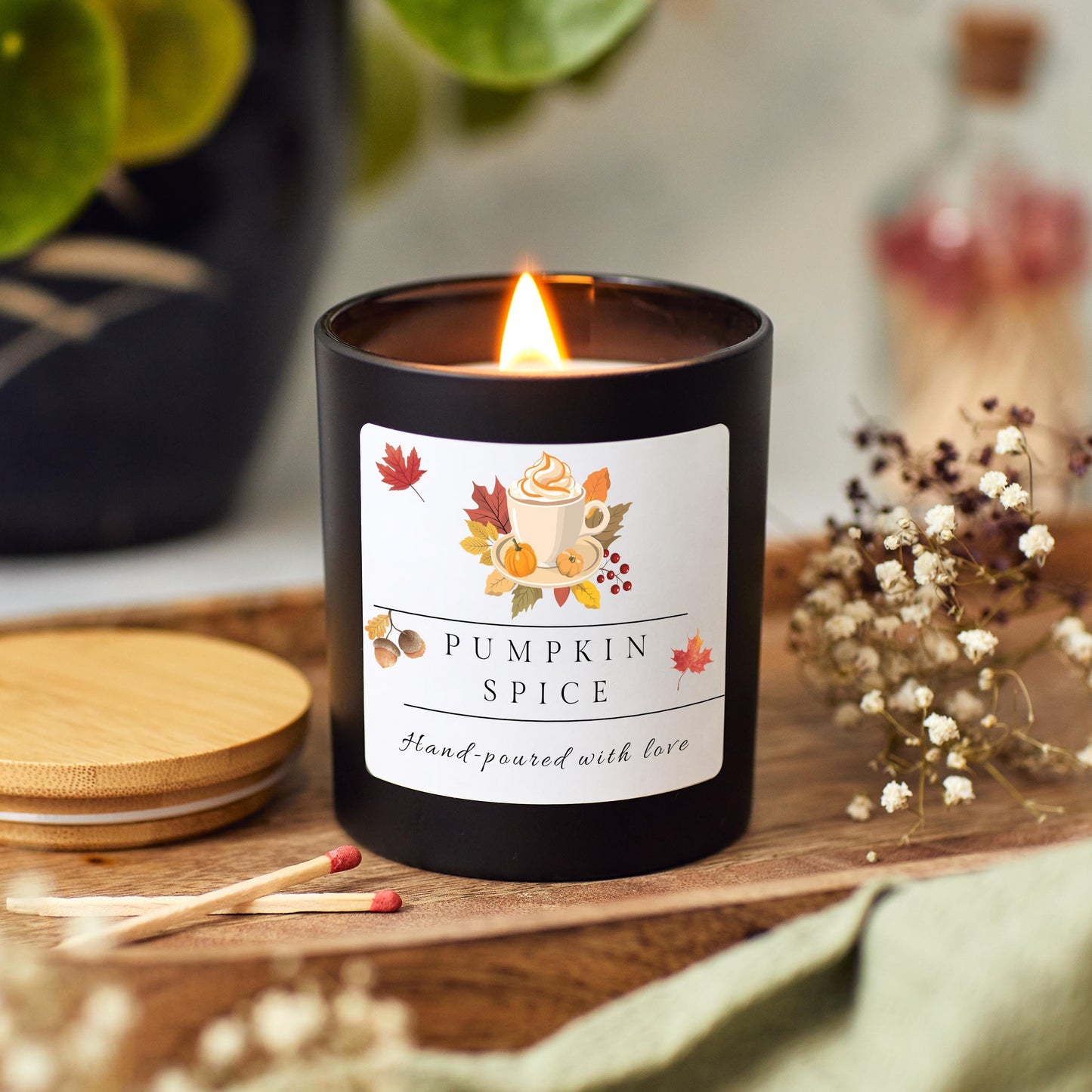 Pumpkin Spice Soy Wax Candle, Autumn Candle gift for friend, Cosy Autumn Scented Candle, Cosy Fall Gift for Friend, Autumn Home Decor Birthday Gift Cute Halloween Candle, Gift for Mum, Autumn 2024, Autumn Gift for Wife, Autumn Vibes Home Decoration