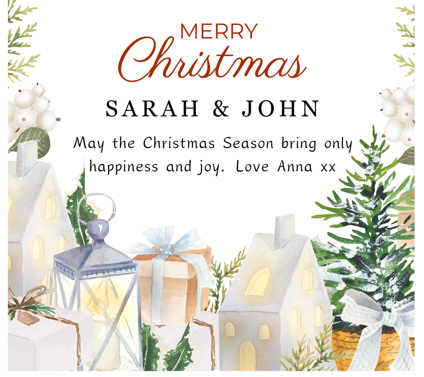 Personalised Christmas candle gift, stocking filler Christmas present,Christmas hamper, holiday candle, festive candle, Christmas Eve gift, Xmas gift scented candle