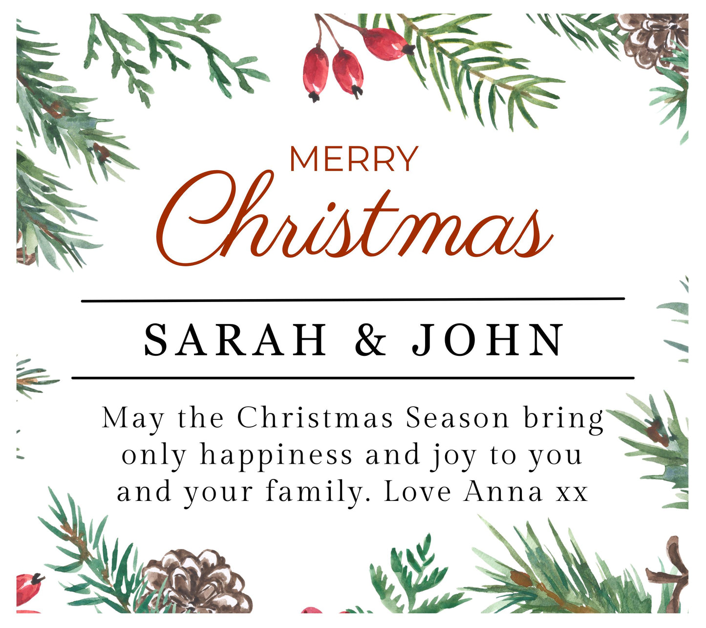 Personalised Christmas candle gift, stocking filler Christmas present, personalised candle Christmas decor, Christmas decoration, Christmas hamper, holiday candle, festive candle, Christmas Eve gift, Xmas gift scented candle