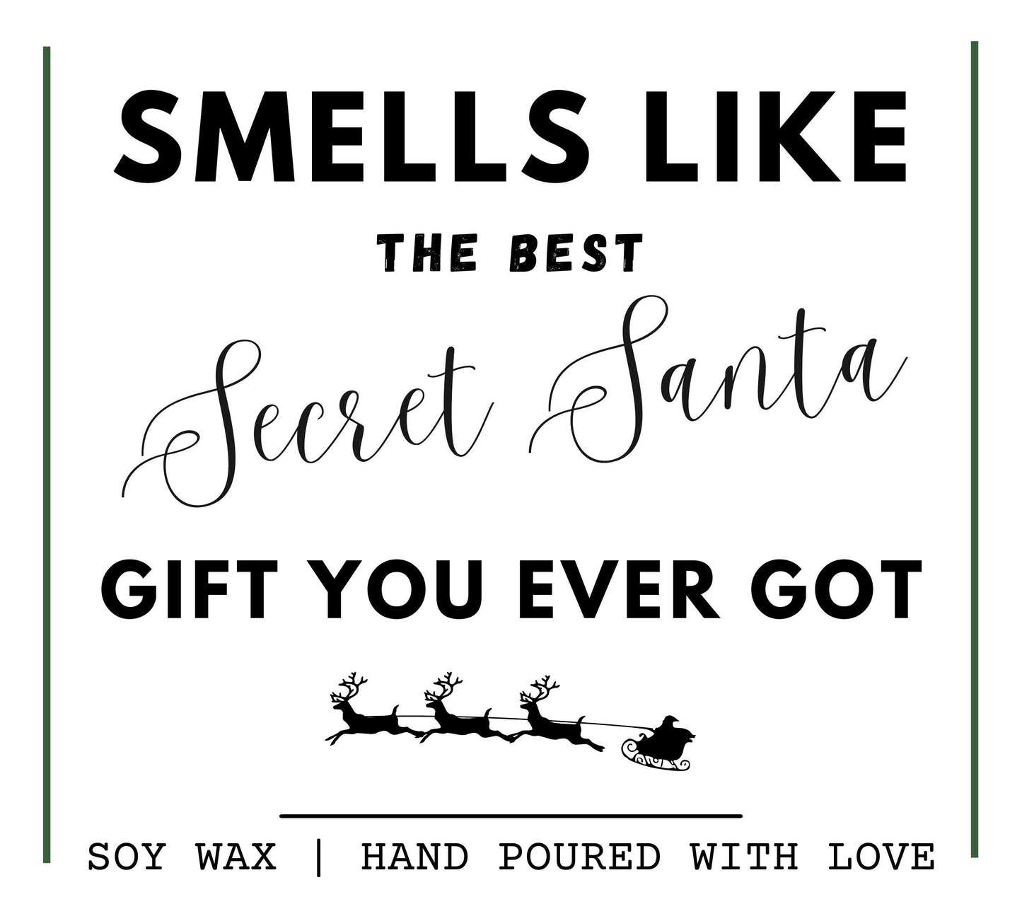 Funny Secret Santa Gift Xmas Present for Friend Colleague, Funny Xmas Holiday Candles, Unique Secret Santa Gifts, Funny Joke Candle, Stocking Filler Present for Friend, Fun Scented Candle