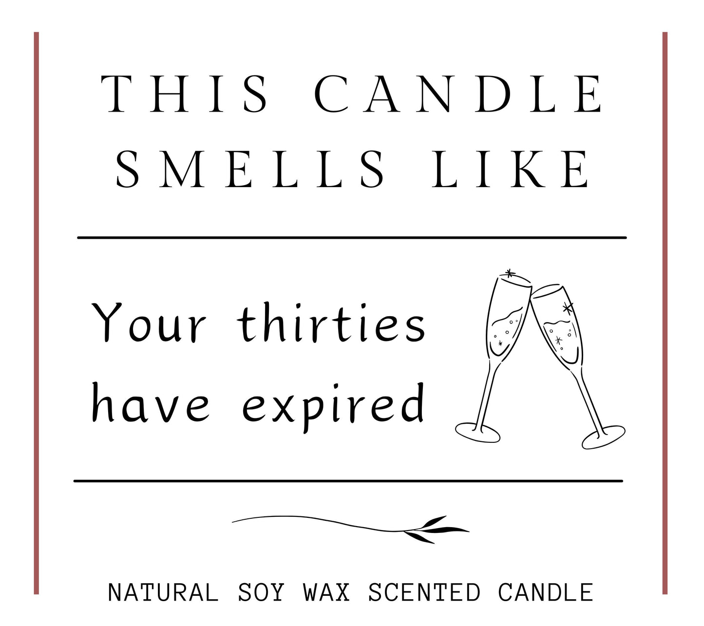 40th Birthday Gift Set With Matches, Smells Like Your Thirties Have Expired, 40th Birthday Gifts for Women, 40th Birthday Personalised Candle, Funny Candle for Friends 40th, Auntie Gift, Gift under 20, Gift under 30, Sister Gift, Best Friend Personalised Gift