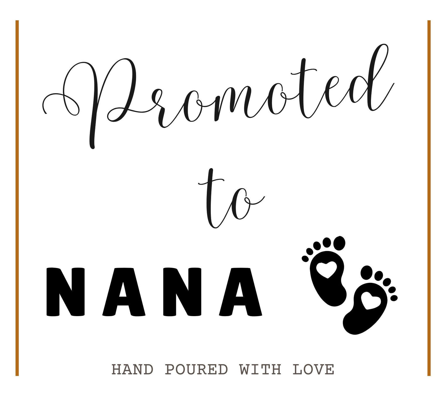 Promoted to Nana Funny Pregnancy Announcement, Personalised New Baby Gift, Pregnancy Reveal, New Baby Announcement, Gift Box for New Grandma