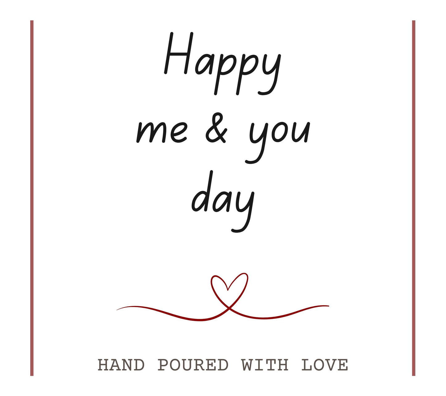 Happy Me And You Day Anniversary Gift, 16th Wax Anniversary Present for Her, Valentines Gift for Girlfriend, Romantic Present for Wife