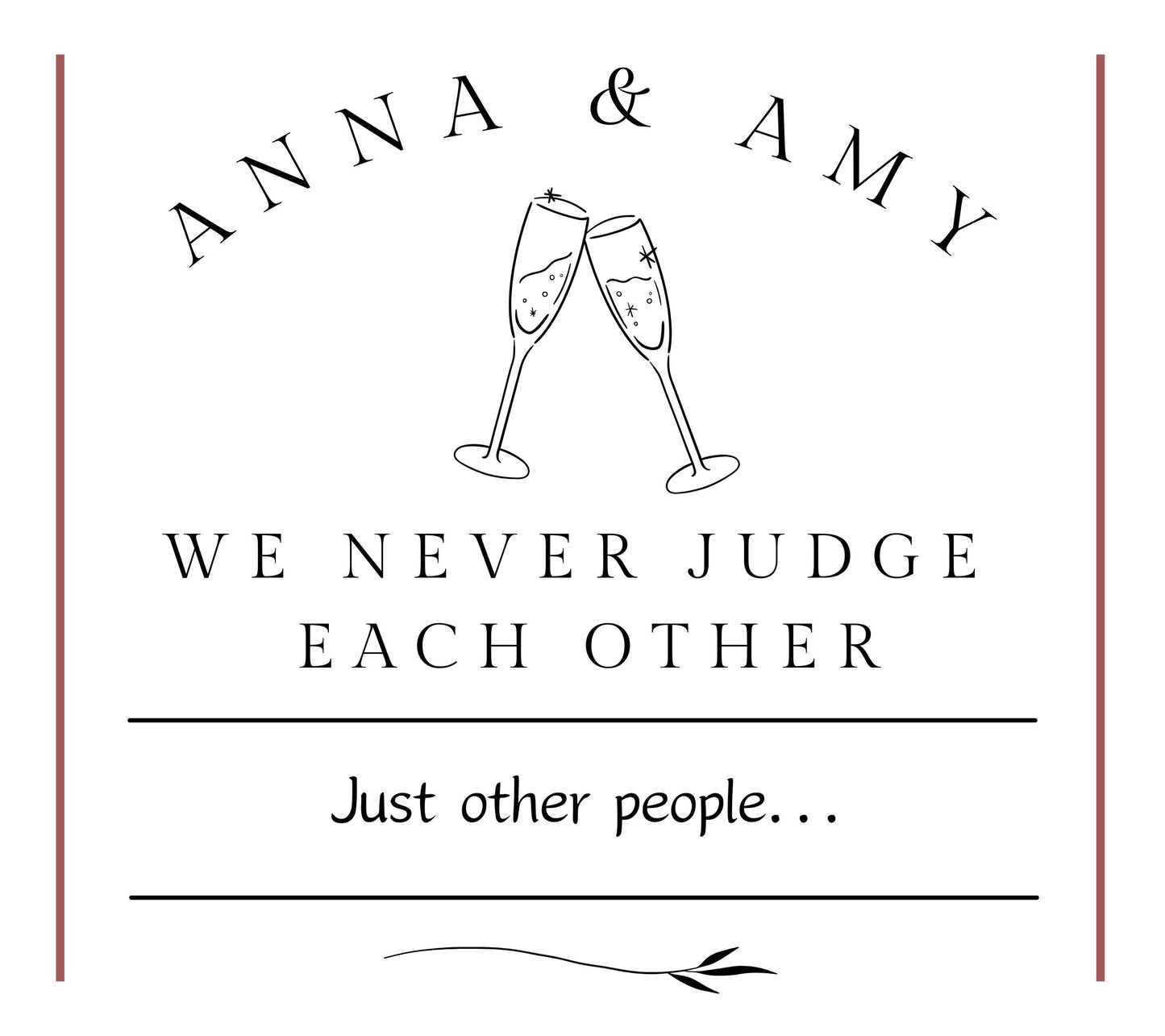 Funny Best Friend Gift, We Never Judge Each Other Funny Friendship Candles, Xmas Present, Bestie Birthday Candle, Best Friend Christmas Gift