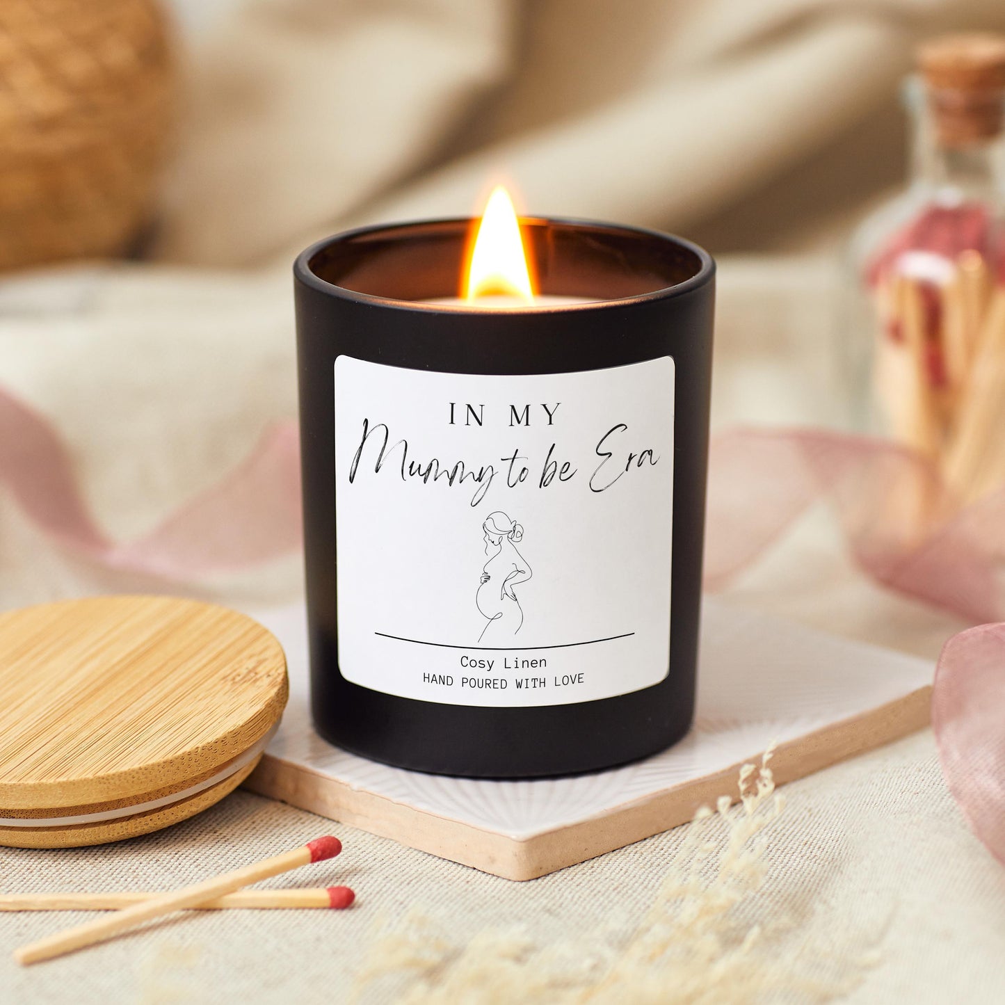 Mummy to Be Era Baby Shower Candle Gift Set, Mum to Be Present, Expectant Mother Gift, Pregnancy gifts, Pregnant Mother, First Time Mum Gift