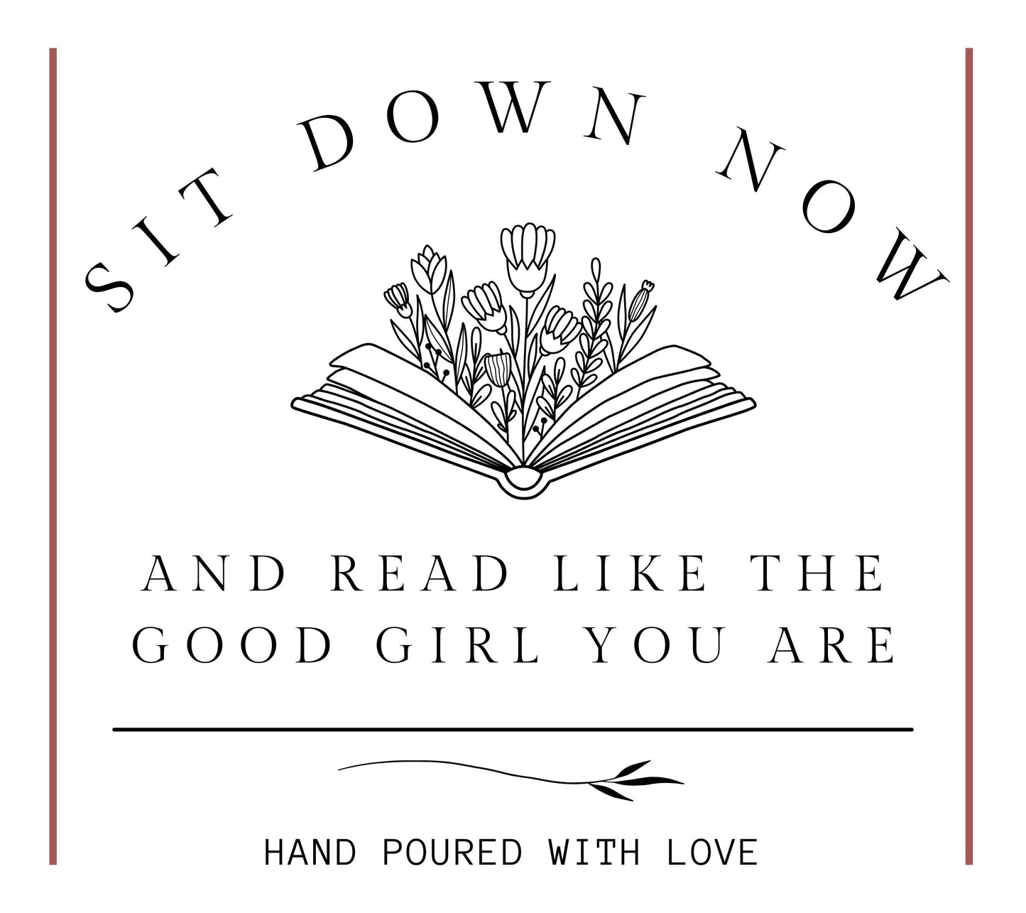 Smut Reader Candle Gift, Funny Book Lover Present, Smut Book, Spicy Book Reader, Smut Lover, Dark Romance Reader, Spicy Bookish Candle Gifts