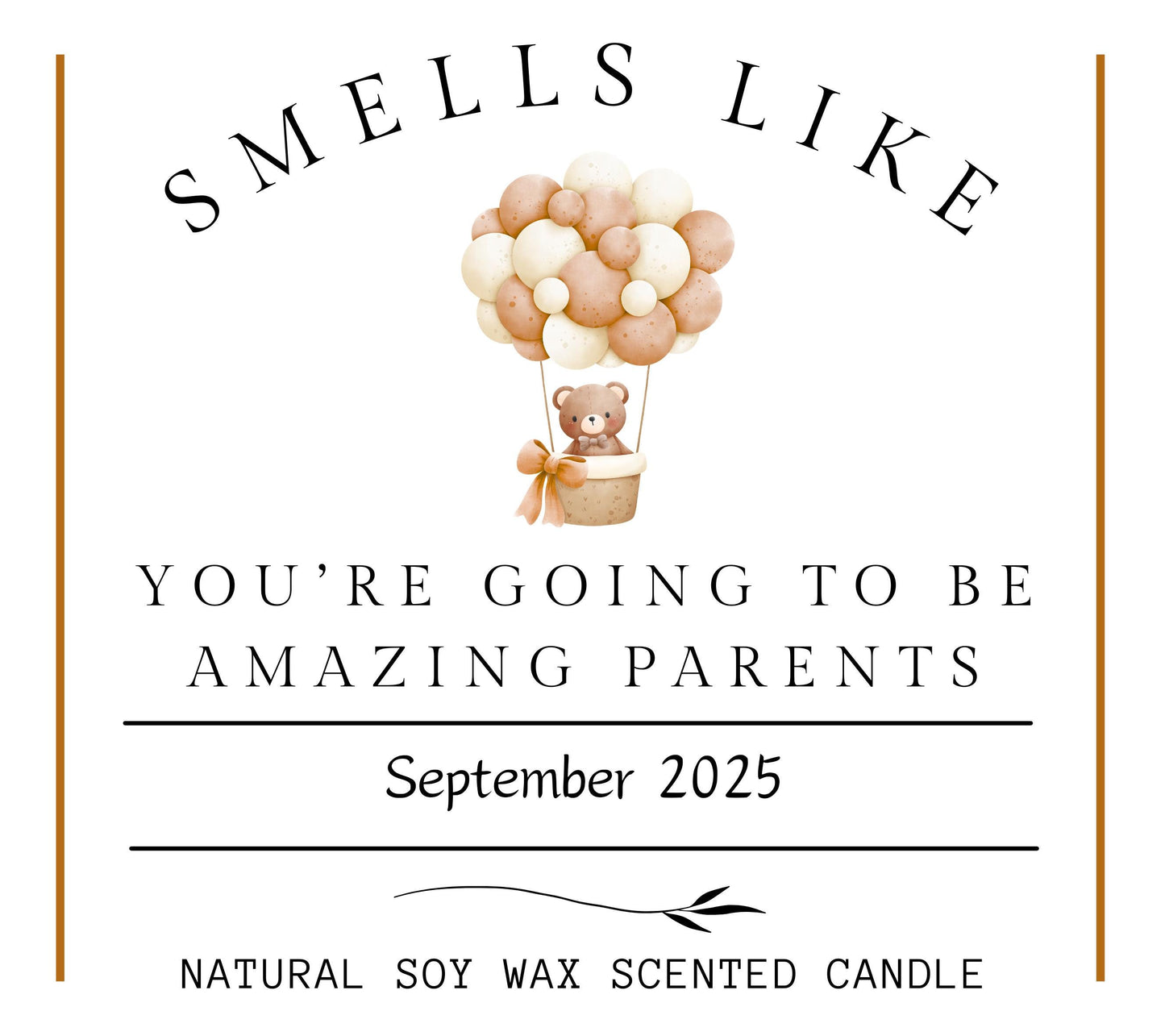 New Parents Gift For Friends, Baby Shower Candle Gift, Parents to Be Gift, Mum to Be Present, Expecting Parents Gift, First Time Parents