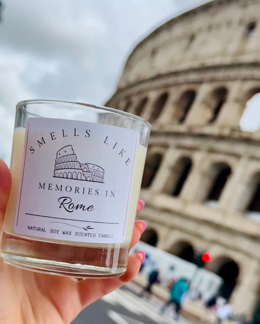Smells Like Memories In Rome Holiday Inspired Scented Candle