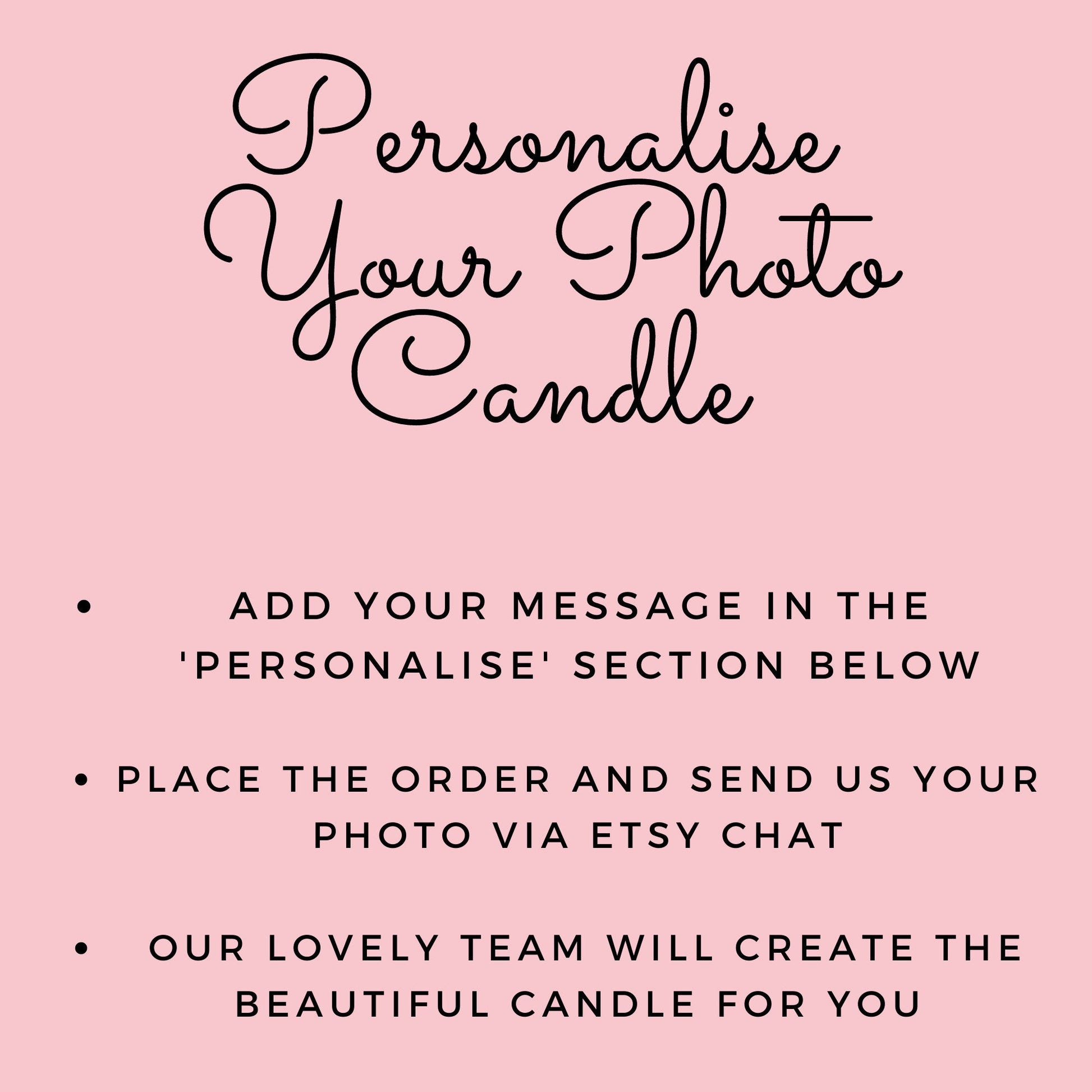 how to personalise your birthday photo candle