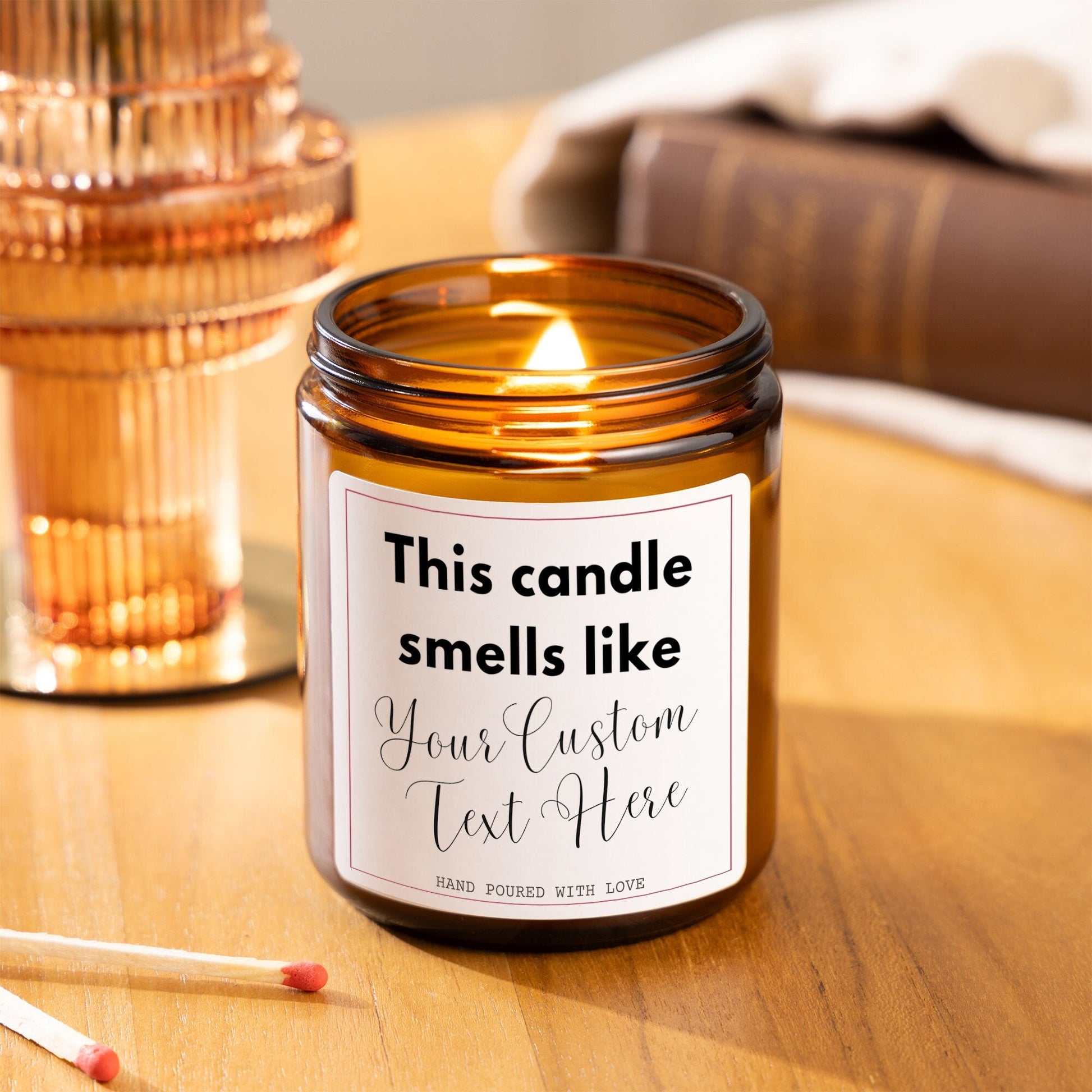 This candle smells like...you&#39;re getting married, Taylor Swift, Harry Styles or Jacob Elordi from Saltburn - ANY CELEBRITY OR MESSAGE YOU WISH! Soy Wax Scented Candle