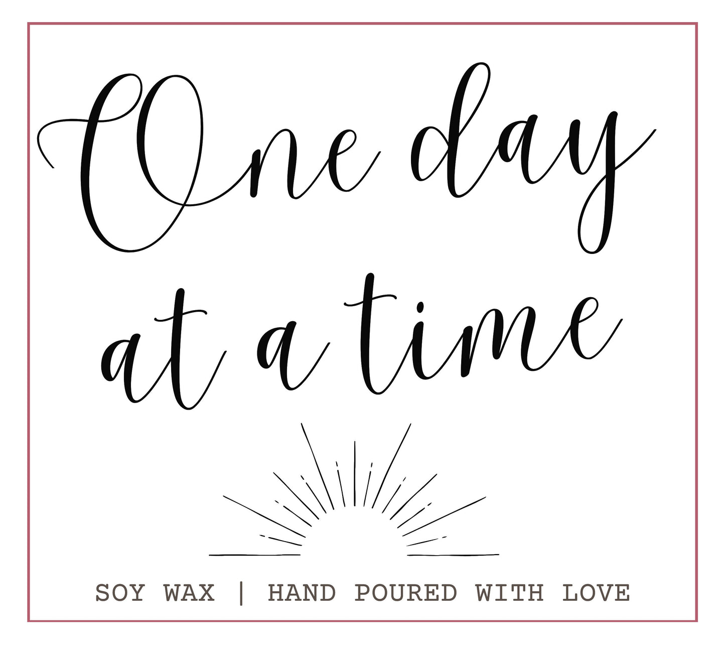 One day at a time, Supportive Gift, Thinking of you gifts, Get Well Soon, Sorry for your loss gift, Sending Love, Gift for grieving friend, hugs gift box, Friends Family, Sobriety candle, thoughtful gift, bereavement gift, Pet loss gift