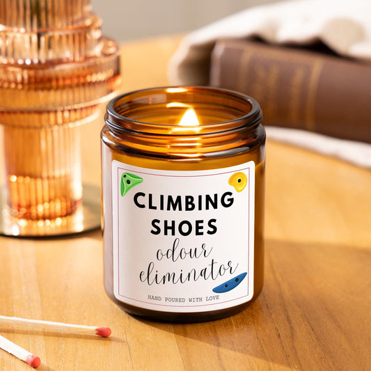 Funny Birthday Candle for Climbers, Rock Climber Gift, Bouldering Gift for Her, Gift for Boyfriend, Scented Candle Gift for Him, Climbing Gift, Rock Climbing Present, Bouldering Gift, Birthday Gift