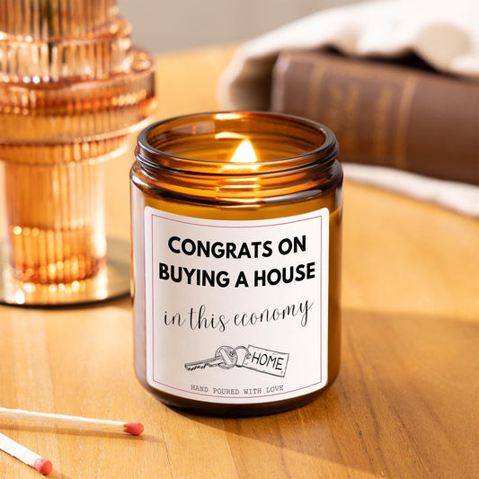 New Home Candle, Funny Housewarming Gift, First Home Gift for Couple, A House in this Economy, Home Sweet Home, Unique Housewarming Gift, First Apartment Gift, Welcome Home Gift, Cozy Home Gift, New Place Gift, New Nest Gift, Relocation Gift,