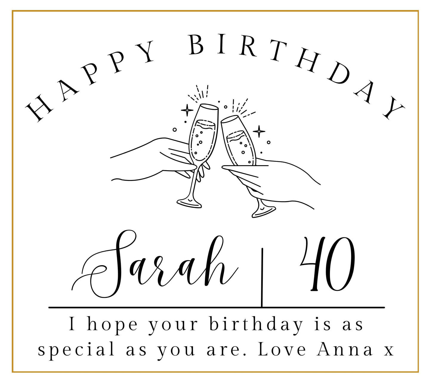 Birthday Gift for Her Personalised Scented Candle for Any Age, Gifts for Daughter, Gift under 20, 50th Birthday, 30th Birthday, 40th Birthday, Auntie Gift, Best Friend Gift, Sister Gift, Gift under 30, bday hamper