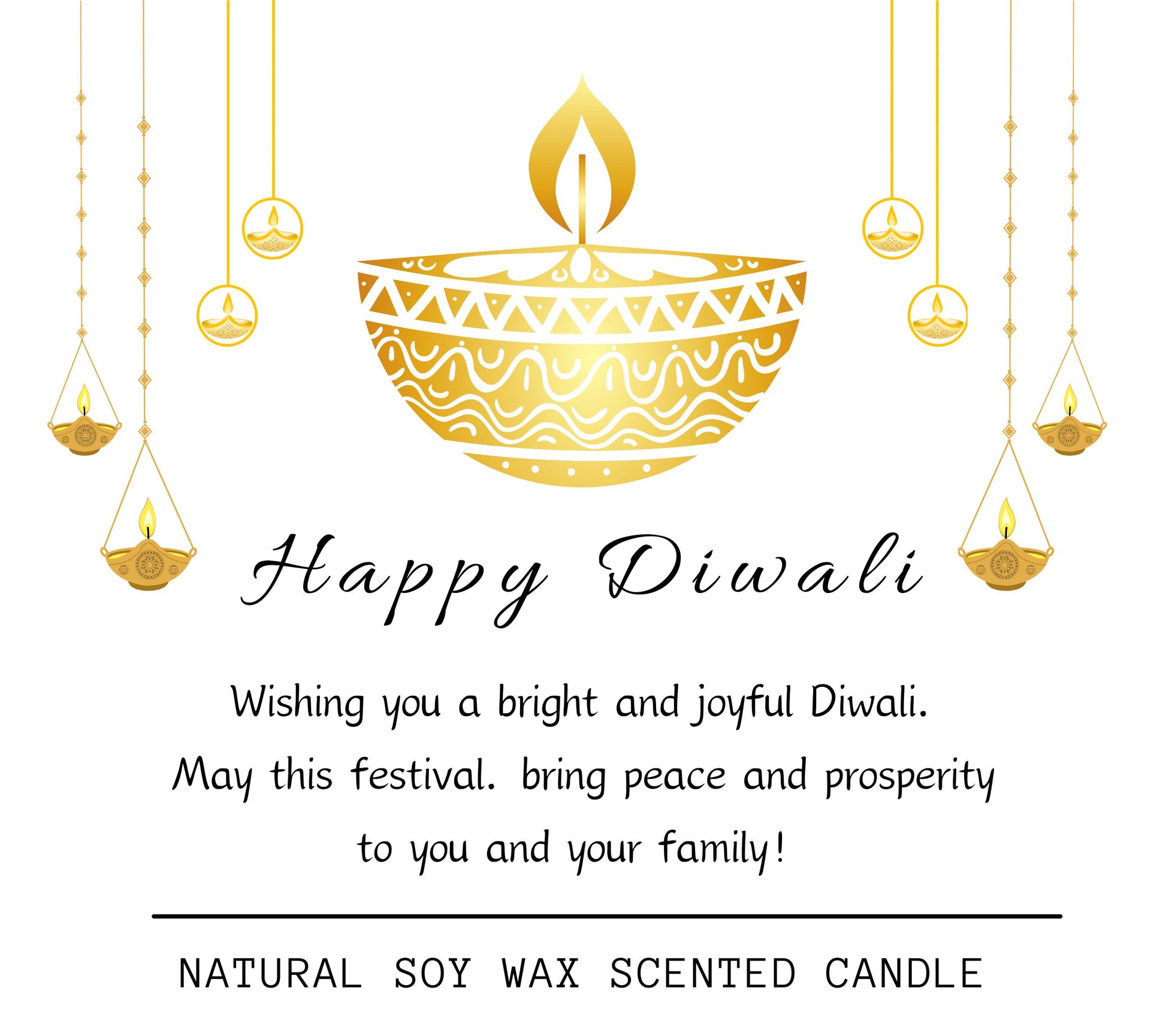 Personalised Diwali Gift For Family, Happy Diwali Personalised Candle, Festival of Lights Diwali Celebrations Gifts, Diwali Decorations   Prosperity and Wealth Candle Gift, Diwali Decor Candle, Diwali Gift Hamper, Diwali Rangoli Candle Gift