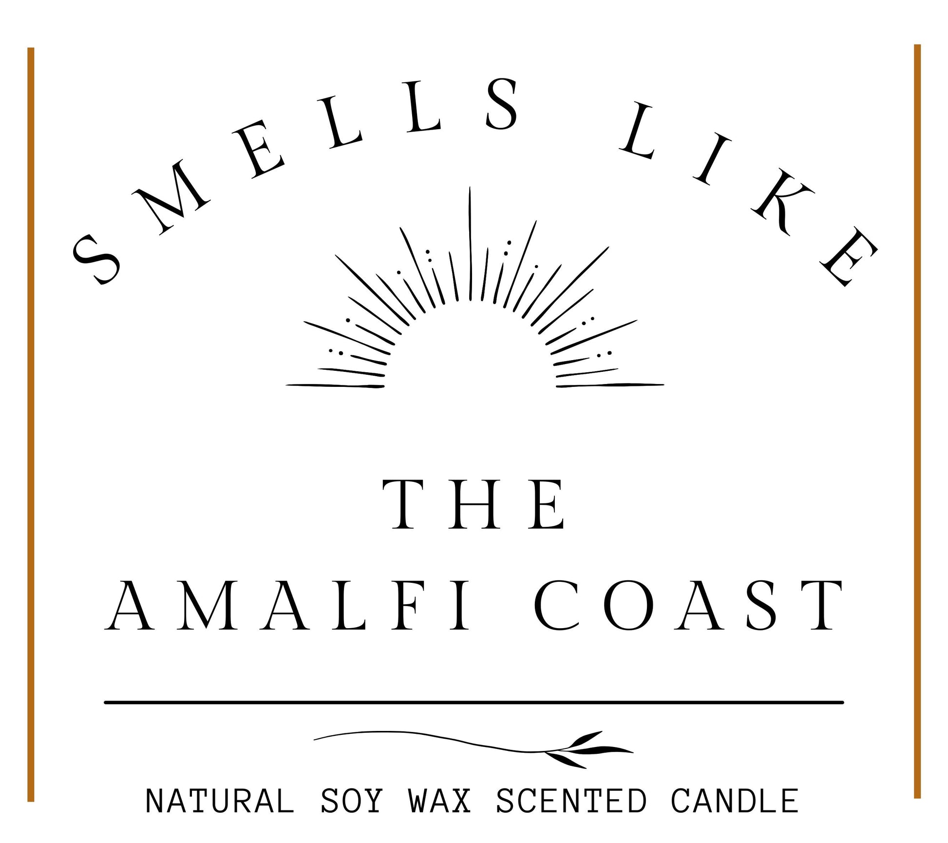 Smells Like The Amalfi Coast Holiday Inspired Scented Candle, Italy Holiday Memories in Positano and Sorrento