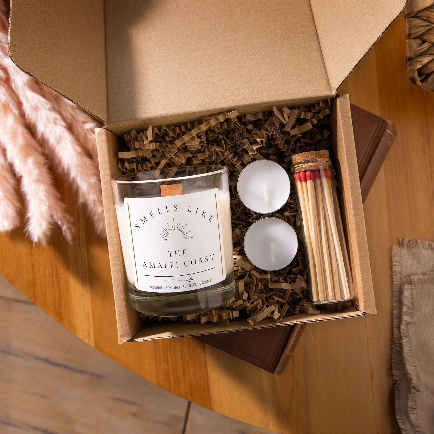 Smells Like The Amalfi Coast Holiday Inspired Scented Candle, Italy Holiday Memories in Positano and Sorrento