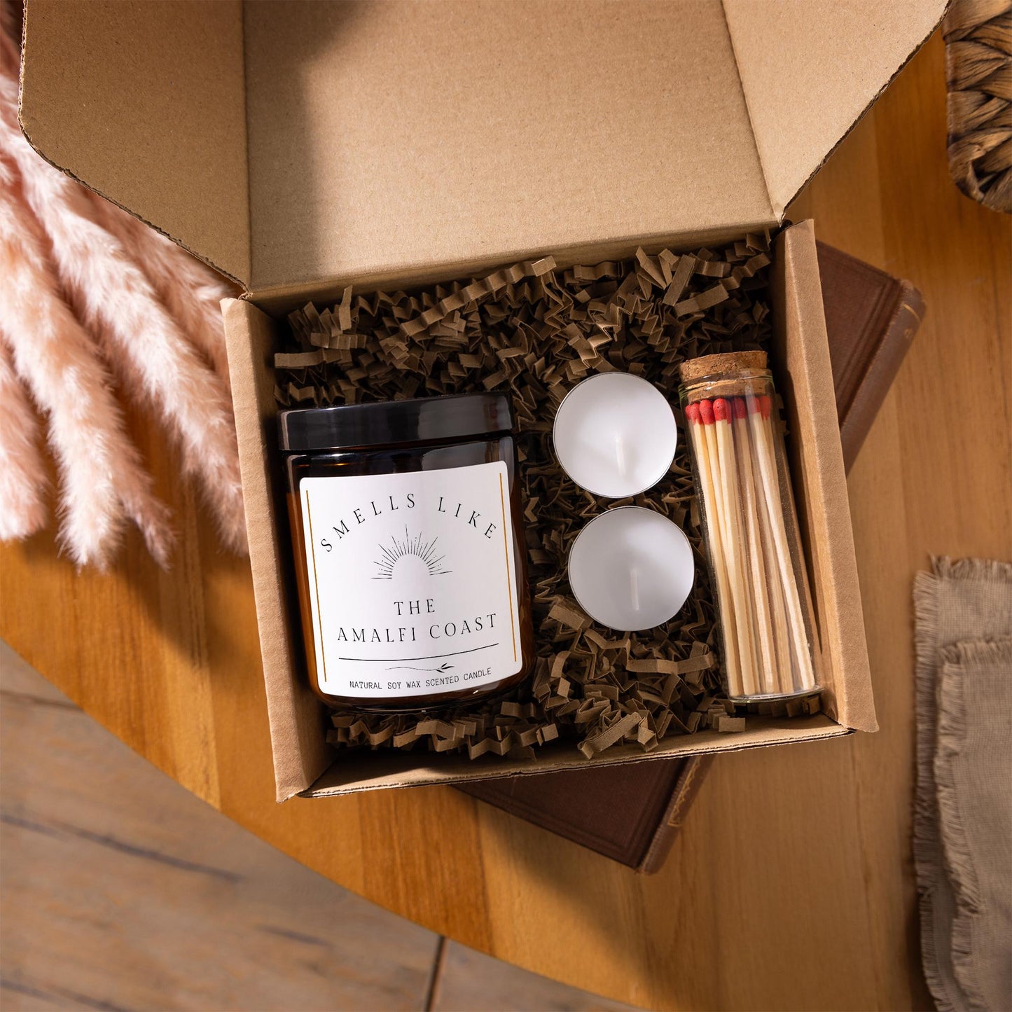 Smells Like The Amalfi Coast Holiday Inspired Scented Candle, Italy Holiday Memories in Positano and Sorrento