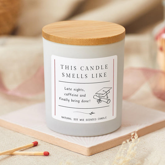 Graduation Gift for Friend, Funny University Graduation Candle, Nursing Graduation Gift, College Grad Class Of 2025 Masters Gift, Phd Gift
