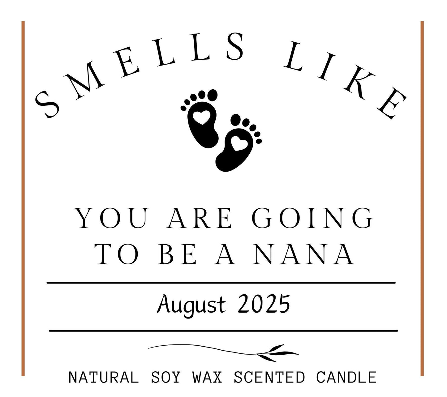 Grandparents Pregnancy Announcement, You're Going To Be a Nana, Pregnancy Reveal, New Baby Announcement, Gift Box for New Grandma