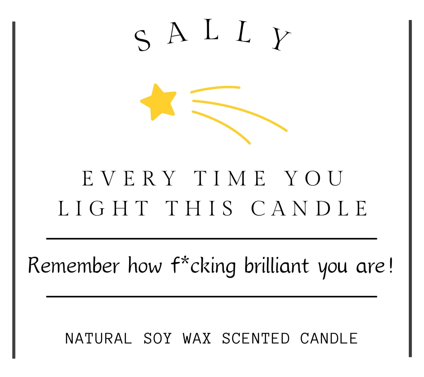 Remember How Brilliant You Are Personalised Candle, You’ve Got This, You’re Amazing, Proud of You, Well Done, Bestie Motivational Gift