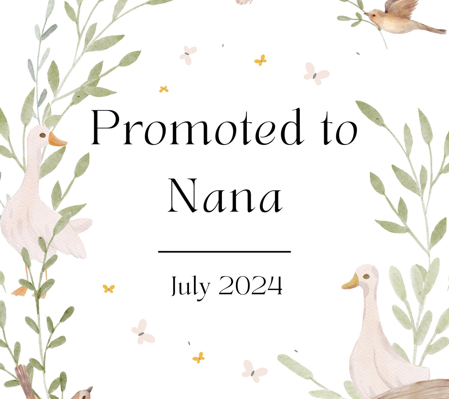 Promoted to Nana Pregnancy Announcement Candle Gift, Funny New Nanny Gift, Pregnancy Reveal, New Baby Announcement, Gift Box for New Grandma