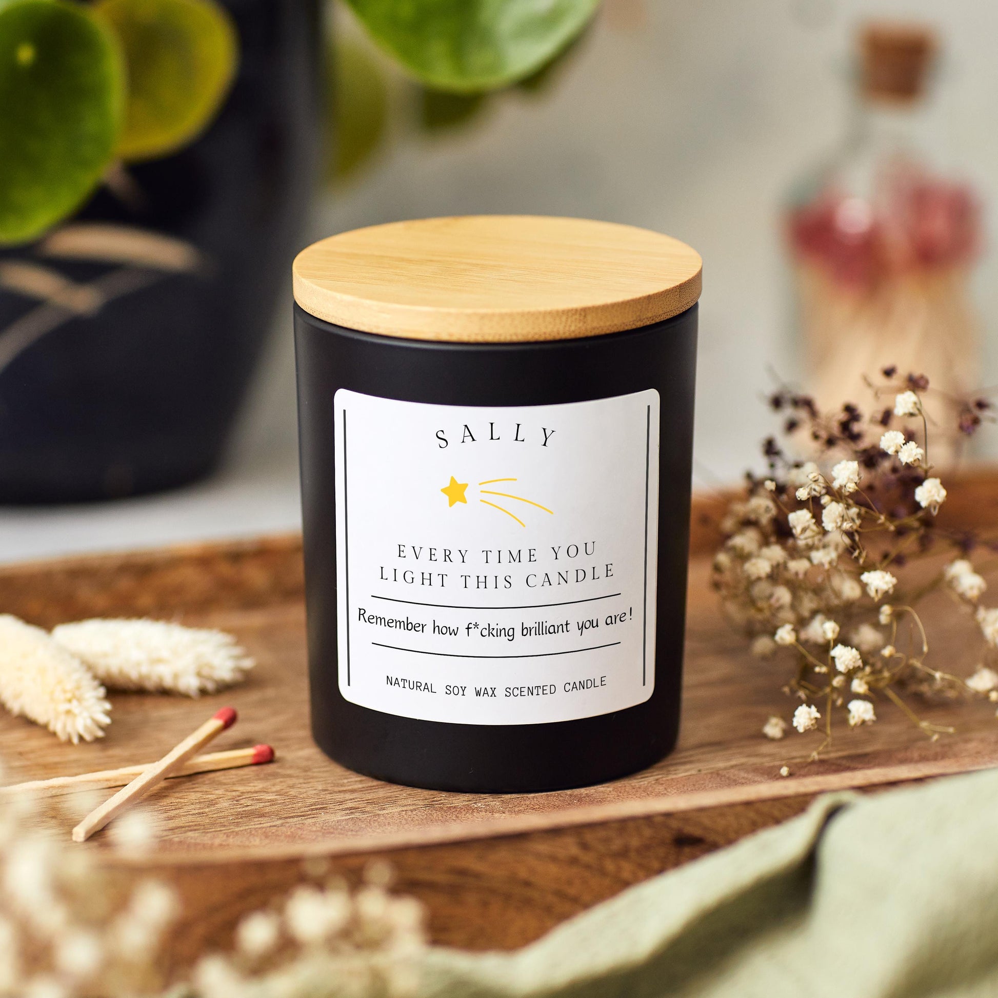 Remember How Brilliant You Are Personalised Candle, You’ve Got This, You’re Amazing, Proud of You, Well Done, Bestie Motivational Gift
