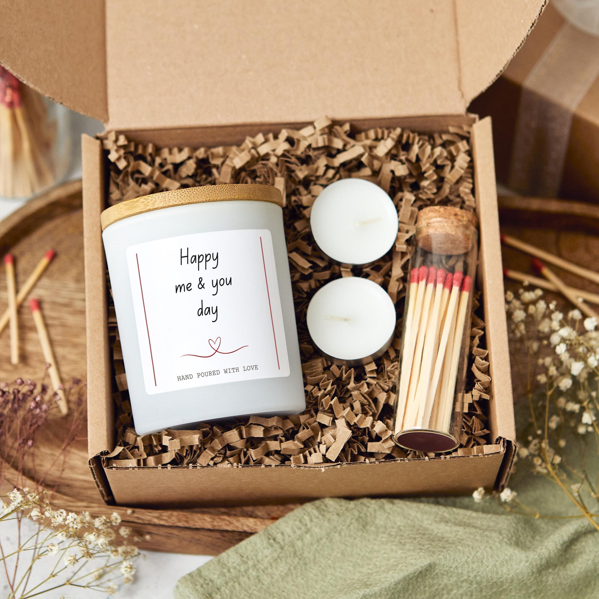 Happy Me And You Day Anniversary Gift, 16th Wax Anniversary Present for Her, Valentines Gift for Girlfriend, Romantic Present for Wife
