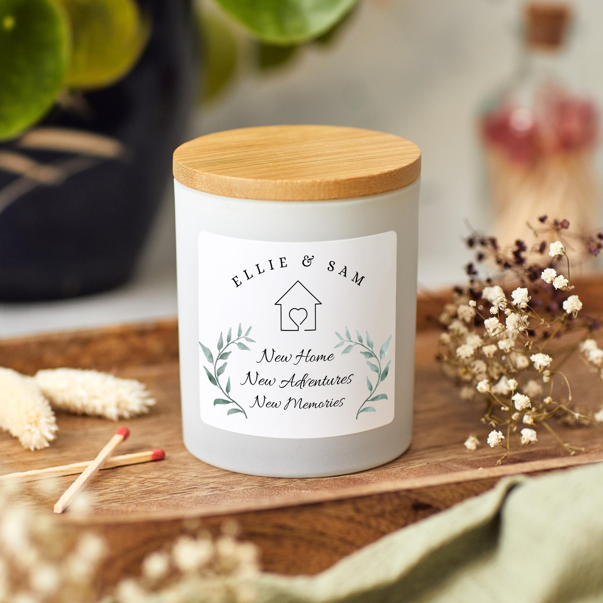 New Home Gift, Housewarming Candle Gift for Couple, Gifts for home, Moving Gift New Home for Friend, First Home Gift, New Memories Adventure