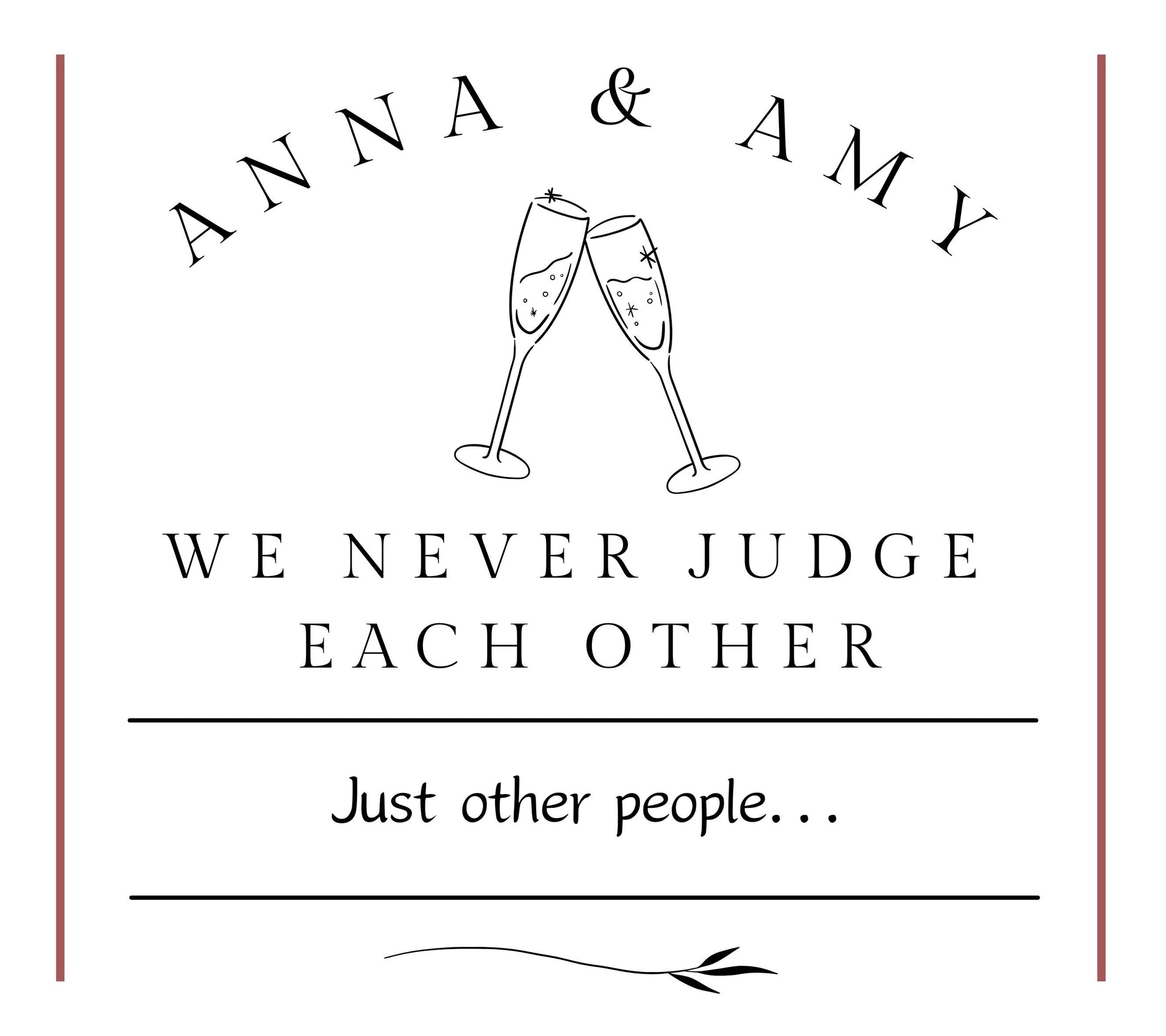 Funny Best Friend Gift, We Never Judge Each Other Funny Friendship Candles, Xmas Present, Bestie Birthday Candle, Best Friend Christmas Gift