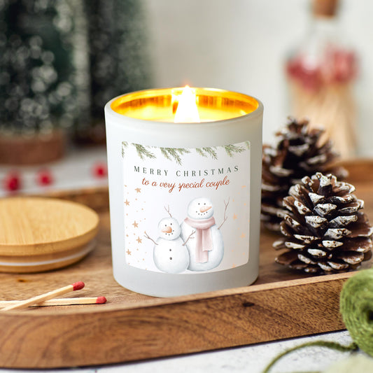 Christmas Candle Gift for Couple, Candle for a Special Couple, Christmas Hamper for Couples, Romantic Christmas Eve Present for Him and Her