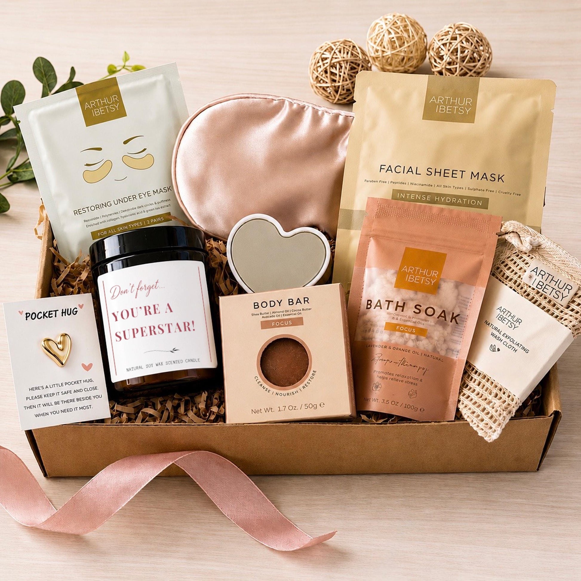 Exam Good Luck Gift Box, University Exam Survival Pamper Gift Set, GCSE & A Level Revision Care Package, You’re A Superstar You Got This