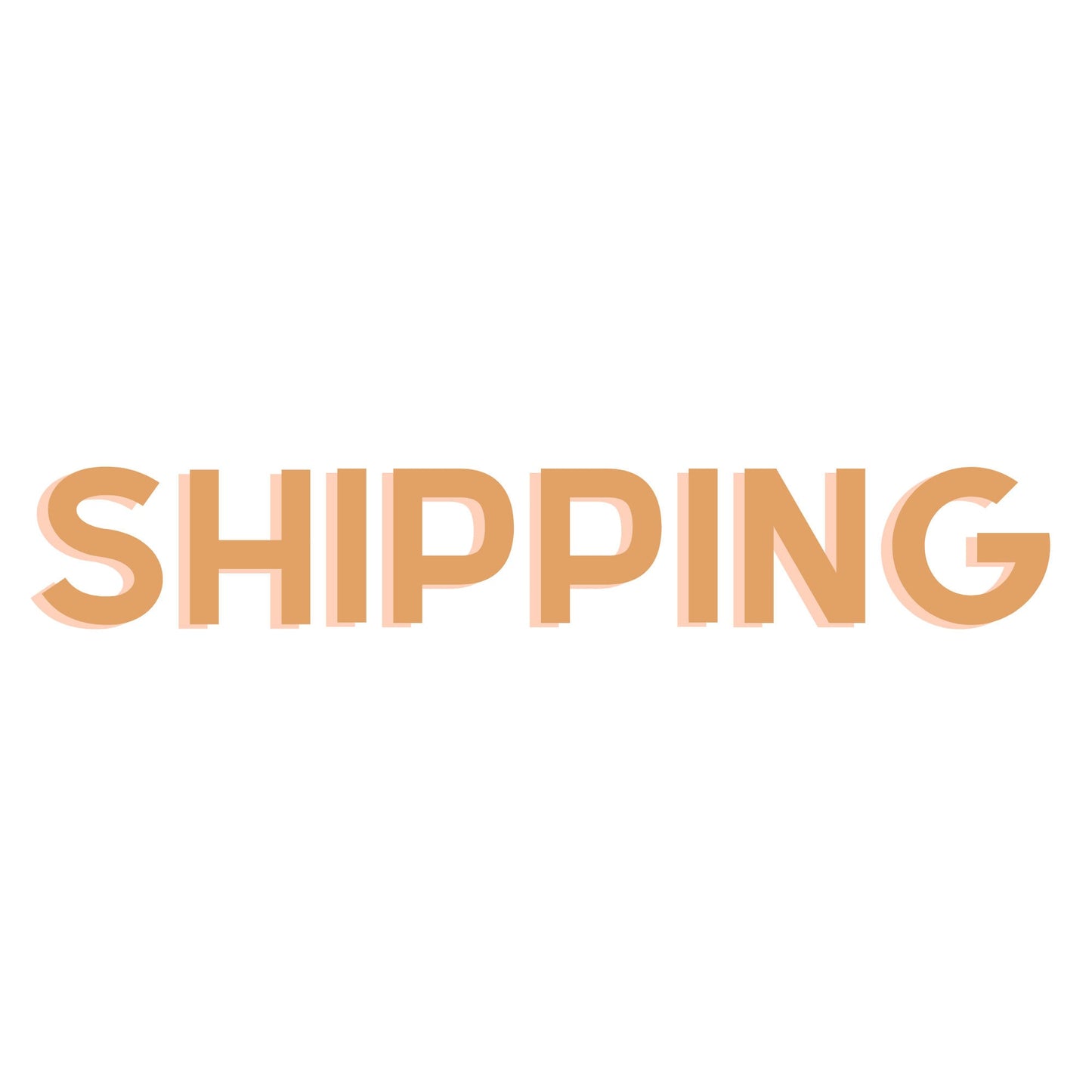 SHIPPING COST ONLY