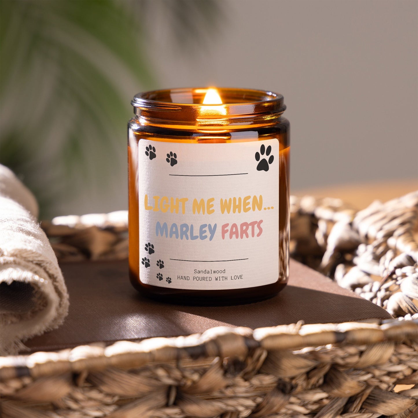 Personalised Pet Candle | Custom Candle Gift (Soy Wax, Vegan Candle) | Funny Pet Gift For Her/Him |Joke Candle | Funny present for dog owner