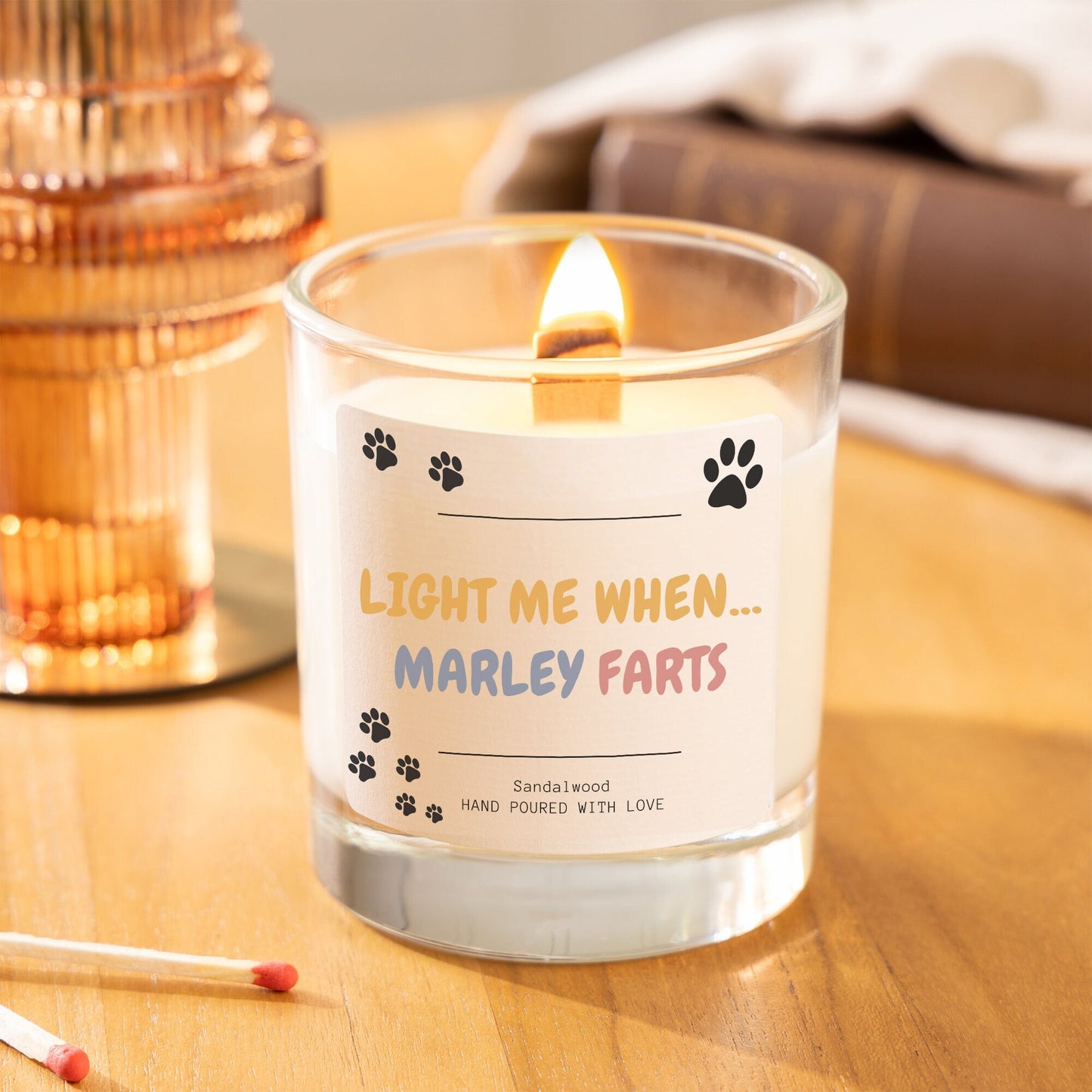 Personalised Pet Candle | Custom Candle Gift (Soy Wax, Vegan Candle) | Funny Pet Gift For Her/Him |Joke Candle | Funny present for dog owner