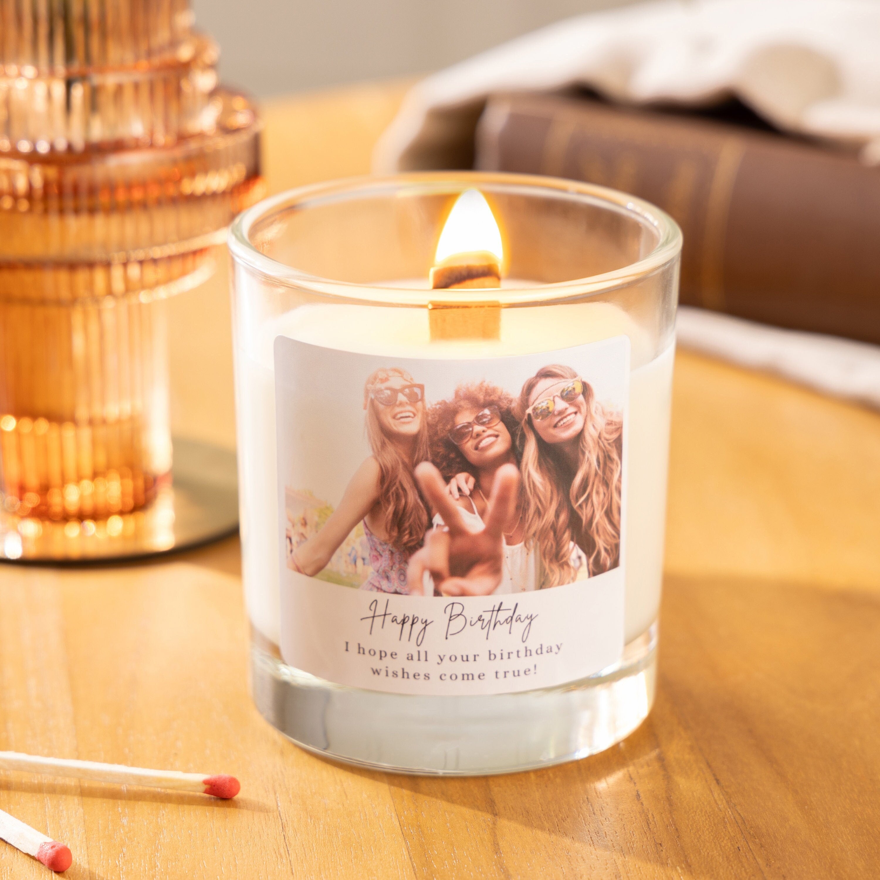 Personalised Candle with Photo for ANY occasion