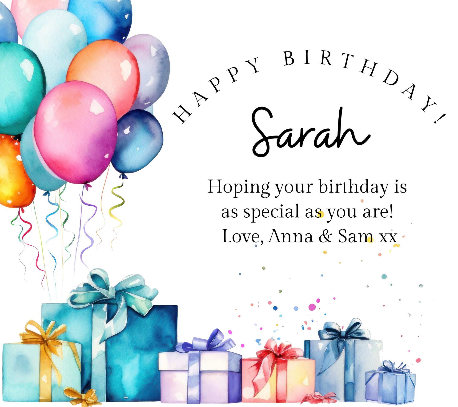 Custom Birthday Candle Gift Set - Personalised 18th to 80th Birthday Presents for Her.H Handmade Scented Candle with Soy Wax and Premium Fragrance oils.