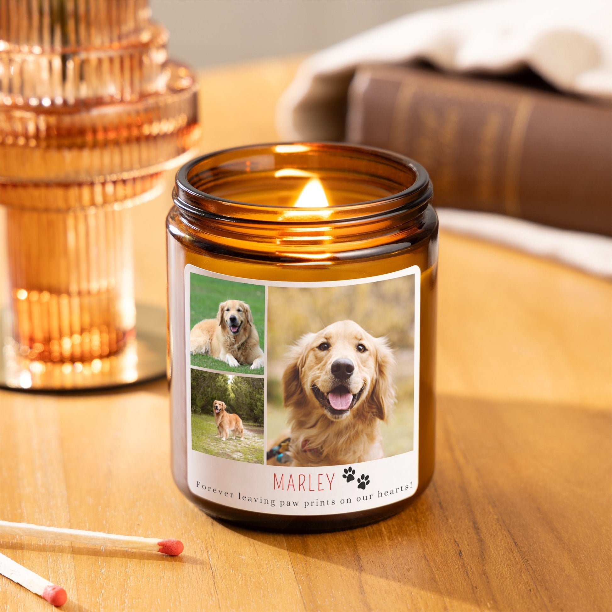 Photo Memorial Candle, Personalised Pet Memorial Candle, Soy Wax Candle, Scented Candle, Pet Memorial Gift, Pet Loss Gift, In Loving Memory