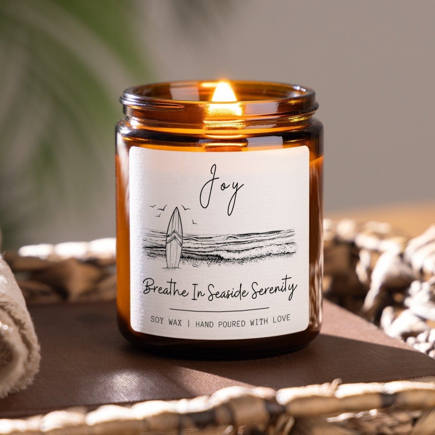 Coastal Wellness Candle Gift Set: Embrace Positive Energy, Mindfulness, and Tranquility with our Seaside-Inspired Aromatherapy for Ultimate Self-Care